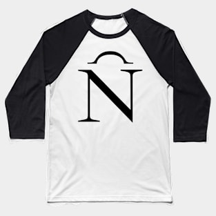 Capital letter eñe in Ibarra Real (black) Baseball T-Shirt